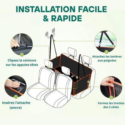 Housse de voiture pour chien