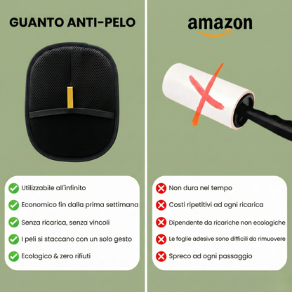 Guanto antipelo riutilizzabile
